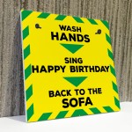 Wash Hands Novelty Lockdown Gift Sign