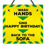 Wash Hands Novelty Lockdown Gift Sign