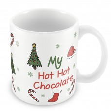My Hot Hot Chocolate Funny Christmas Mug Gift For MUM DAD NAN