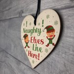 Funny Christmas Decoration ELF Sign Elf Accessories Daughter Son