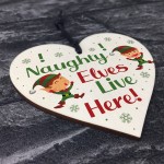 Funny Christmas Decoration ELF Sign Elf Accessories Daughter Son