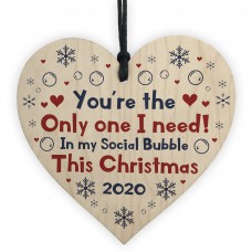 Funny Quarantine Lockdown Gift Christmas Bauble Family Couple