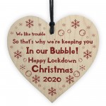 In Our Bubble Funny Quarantine Lockdown Gift Christmas Bauble