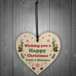 Novelty Christmas Gift For Friend Family Wood Heart Quarantine