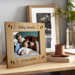 Newborn Baby 7x5 Personalised Frame Gift For New Mum Dad Baby 