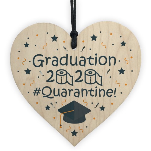 Graduation Present Quaratine Gift Wood Heart Graduation Gift