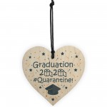 Graduation Present Quaratine Gift Wood Heart Graduation Gift