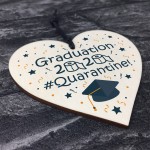 Graduation Present Quaratine Gift Wood Heart Graduation Gift