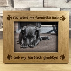 Memorial Wooden Photo Frame For Pet In Memory Of Dog Gift