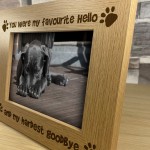Memorial Wooden Photo Frame For Pet In Memory Of Dog Gift