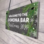 Welcome To The Corona Bar Sign Christmas Decor Home Bar Sign