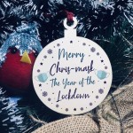 Funny Year Of The Lockdown Christmas Tree Decoration Family Gift