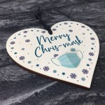 Funny Christmas Tree Decoration Heart Lockdown Quarantine