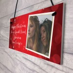 Personalised Photo Plaque Best Friend Christmas Gift Friend Sign