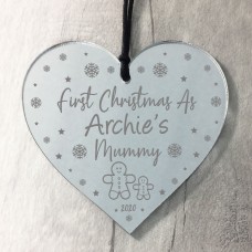 Personalised Baby's First Christmas Bauble Gift For Mum Mummy