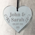 Personalised Mirror Bauble Christmas Gift For Him And Her