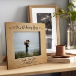 Wedding Anniversary Personalised 7x5 Frame Gift For Husband Wife