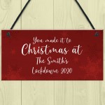 PERSONALISED Christmas At The Sign Family Gift Christmas Decor