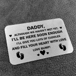 Daddy To Be Gift From Bump Wallet Insert Birthday