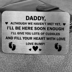 Daddy To Be Gift From Bump Wallet Insert Birthday