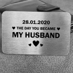 Personalised Anniversary Birthday Christmas Gift For Husband