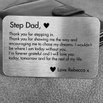 Thank You Gift For Stepdad Birthday Christmas PERSONALISED