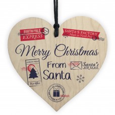 Christmas Present Gift Tag From Santa Christmas Favours