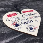 Christmas Present Gift Tag From Santa Christmas Favours