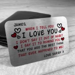 Novelty Love Gift Wallet Insert Anniversary Birthday Christmas