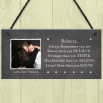 Stronger Braver PERSONALISED Friendship Plaque Birthday Xmas