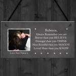 Stronger Braver PERSONALISED Friendship Plaque Birthday Xmas