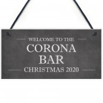 Welcome To Bar Sign CORONA BAR Christmas Gift Home Bar Pub