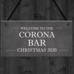 Welcome To Bar Sign CORONA BAR Christmas Gift Home Bar Pub