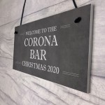 Welcome To Bar Sign CORONA BAR Christmas Gift Home Bar Pub