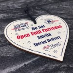 DO NOT OPEN UNTIL CHRISTMAS Personalised Gift Tag For Xmas