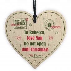 Personalised Gift Tag For Christmas Gift Christmas Eve Box