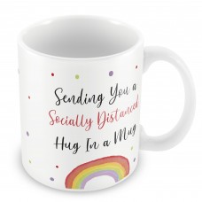 Social Distance Hug MUG Rainbow Friendship Gift Best Friend Gift