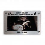 Funny Pregnancy Annoucement Gift PERSONALISED Wallet Card