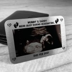 Funny Pregnancy Annoucement Gift PERSONALISED Wallet Card