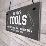 Personalised Tool Sign For Man Cave Shed Garage Gift For Him