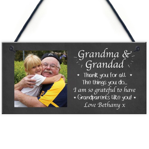 Personalised Photo Gift For Grandparents Christmas Gift For Nan