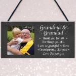 Personalised Photo Gift For Grandparents Christmas Gift For Nan