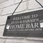 PERSONALISED Home Bar Signs Novelty Christmas Birthday Gifts