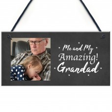Personalised Photo Gift For Grandad Christmas Gift For Him Sign