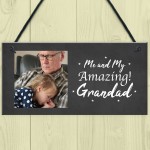 Personalised Photo Gift For Grandad Christmas Gift For Him Sign