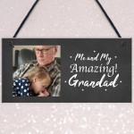 Personalised Photo Gift For Grandad Christmas Gift For Him Sign