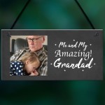 Personalised Photo Gift For Grandad Christmas Gift For Him Sign