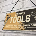 PERSONALISED Tool Sign Gift For Men Shed Garage Man Cave Sign