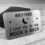 Novelty Gift For Brother Birthday Christmas Wallet Card Insert