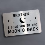 Novelty Gift For Brother Birthday Christmas Wallet Card Insert